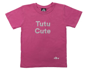 3D Font Collection Kids Tee - TuTu Cute